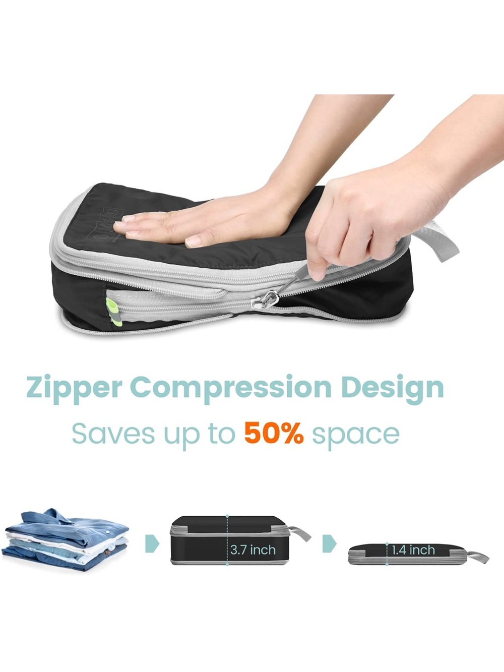 Travel Packing Compression Cubes Set - Picture 3 of 6